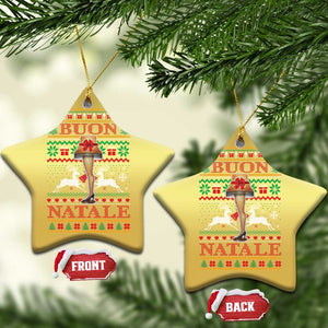 Funny Xmas Movie Christmas Ornament Buon Natale Lamp Italian Christmas TS11 Star Gold Print Your Wear