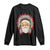 Funny Christmas Native American Indian Santa War Bonnet Long Sleeve Shirt TS11 Black Print Your Wear