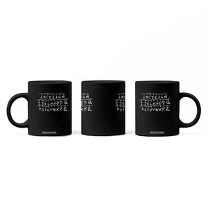 Funny Stranger Christmas Coffee Mug Alphabet Xmas Lights Movie TS11 Print Your Wear