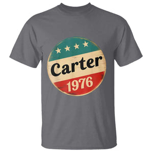 Jimmy Carter Supporter T Shirt 39th President U.S Presidential Election 1976 TS11 Charcoal Print Your Wear