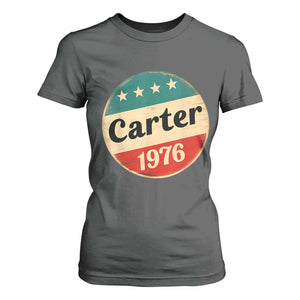 Jimmy Carter Supporter T Shirt For Women 39th President U.S Presidential Election 1976 TS11 Dark Heather Print Your Wear