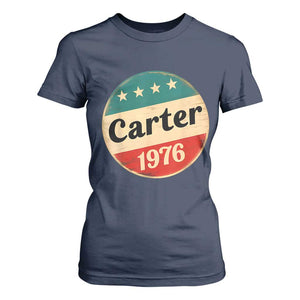 Jimmy Carter Supporter T Shirt For Women 39th President U.S Presidential Election 1976 TS11 Navy Print Your Wear