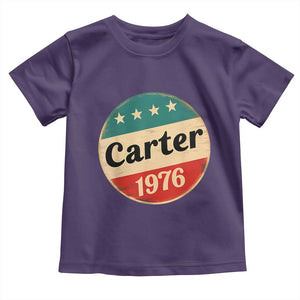 Jimmy Carter Supporter Toddler T Shirt 39th President U.S Presidential Election 1976 TS11 Purple Print Your Wear