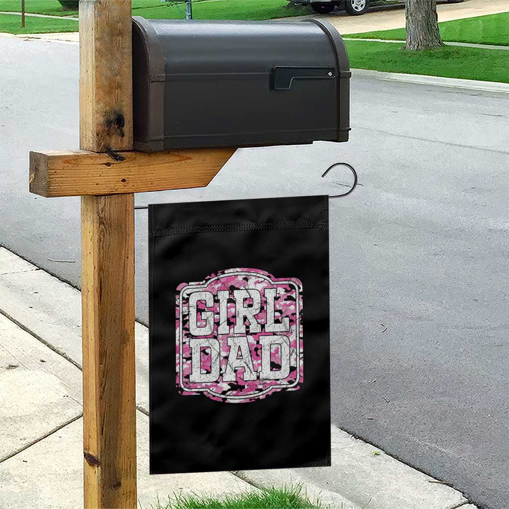 Girl Dad Garden Flag Pink Camo Hunting Daddy Father's Day TS11 Print Your Wear