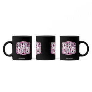 Girl Dad Coffee Mug Pink Camo Hunting Daddy Father's Day TS11 Print Your Wear