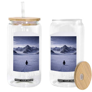 Nihilist Penguin But Why Glass Can Lone Penguin Walking Toward Mountain Meme TS11 Print Your Wear