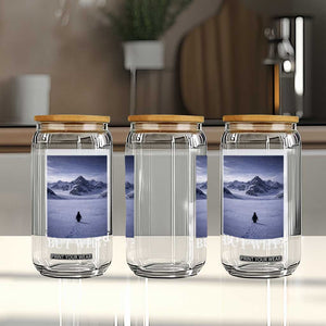 Nihilist Penguin But Why Glass Can Lone Penguin Walking Toward Mountain Meme TS11 Print Your Wear