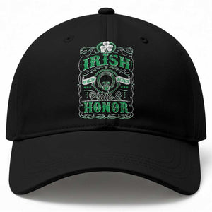 Vintage Irish Pride And Honor St Patricks Day Baseball Cap TS11 Print Your Wear