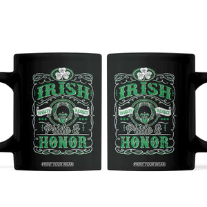 Vintage Irish Pride And Honor St Patricks Day Coffee Mug TS11 Black Print Your Wear