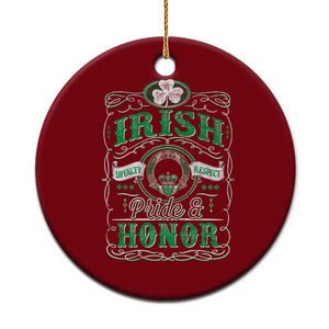 Vintage Irish Pride And Honor St Patricks Day Ceramic Ornament TS11 1pc Red Print Your Wear