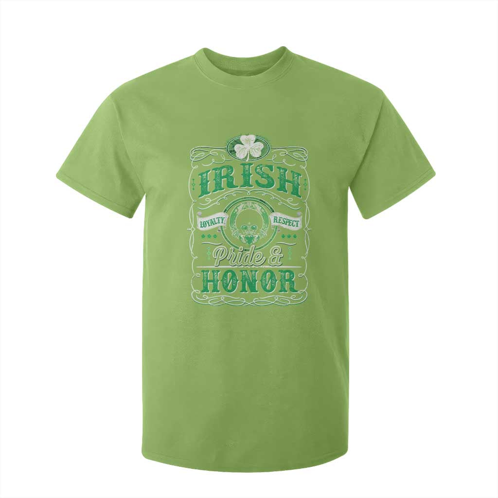 Vintage Irish Pride And Honor St Patricks Day T Shirt For Kid TS11 Lime Print Your Wear