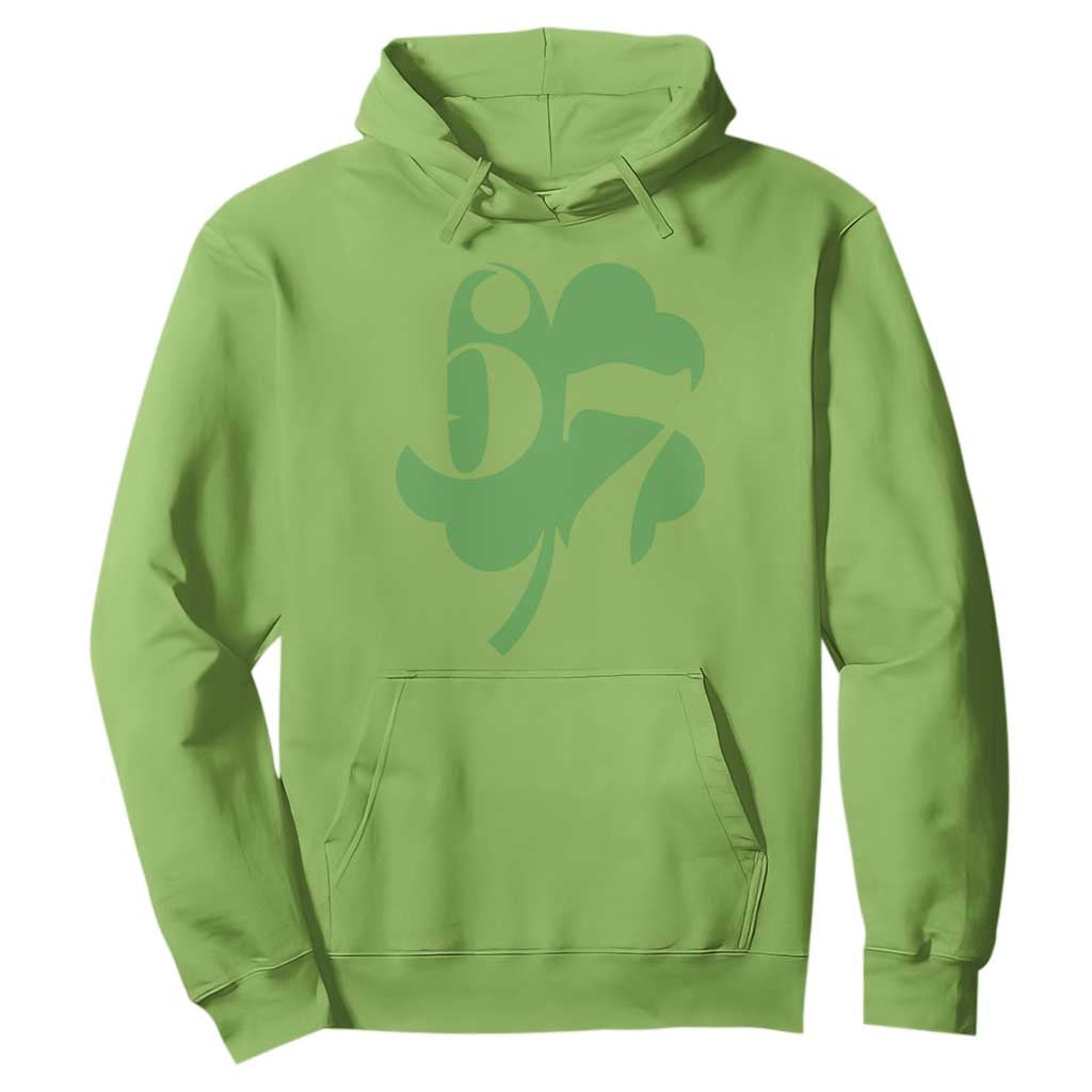 Funny St Patricks Day 67 Six Seven Meme Shamrock Hoodie TS11 Lime Print Your Wear