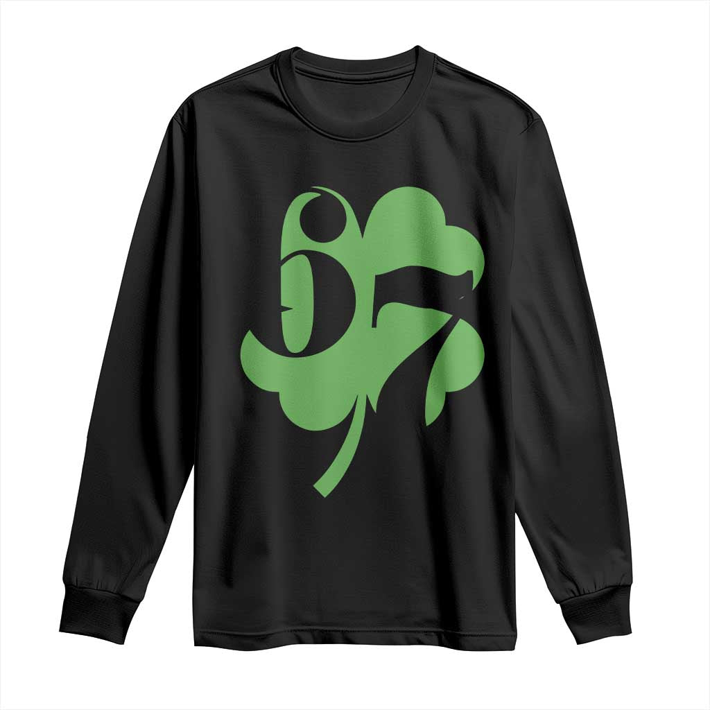 Funny St Patricks Day 67 Six Seven Meme Shamrock Long Sleeve Shirt TS11 Black Print Your Wear