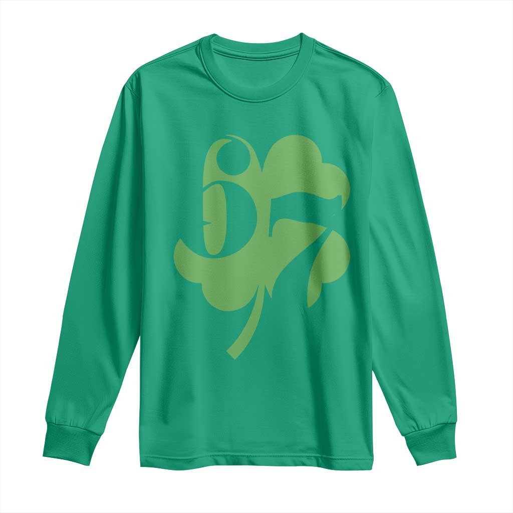 Funny St Patricks Day 67 Six Seven Meme Shamrock Long Sleeve Shirt TS11 Irish Green Print Your Wear