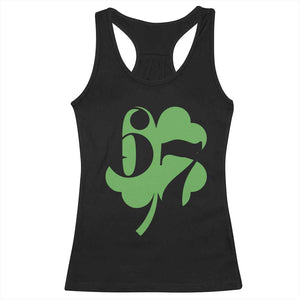 Funny St Patricks Day 67 Six Seven Meme Shamrock Racerback Tank Top TS11 Black Print Your Wear