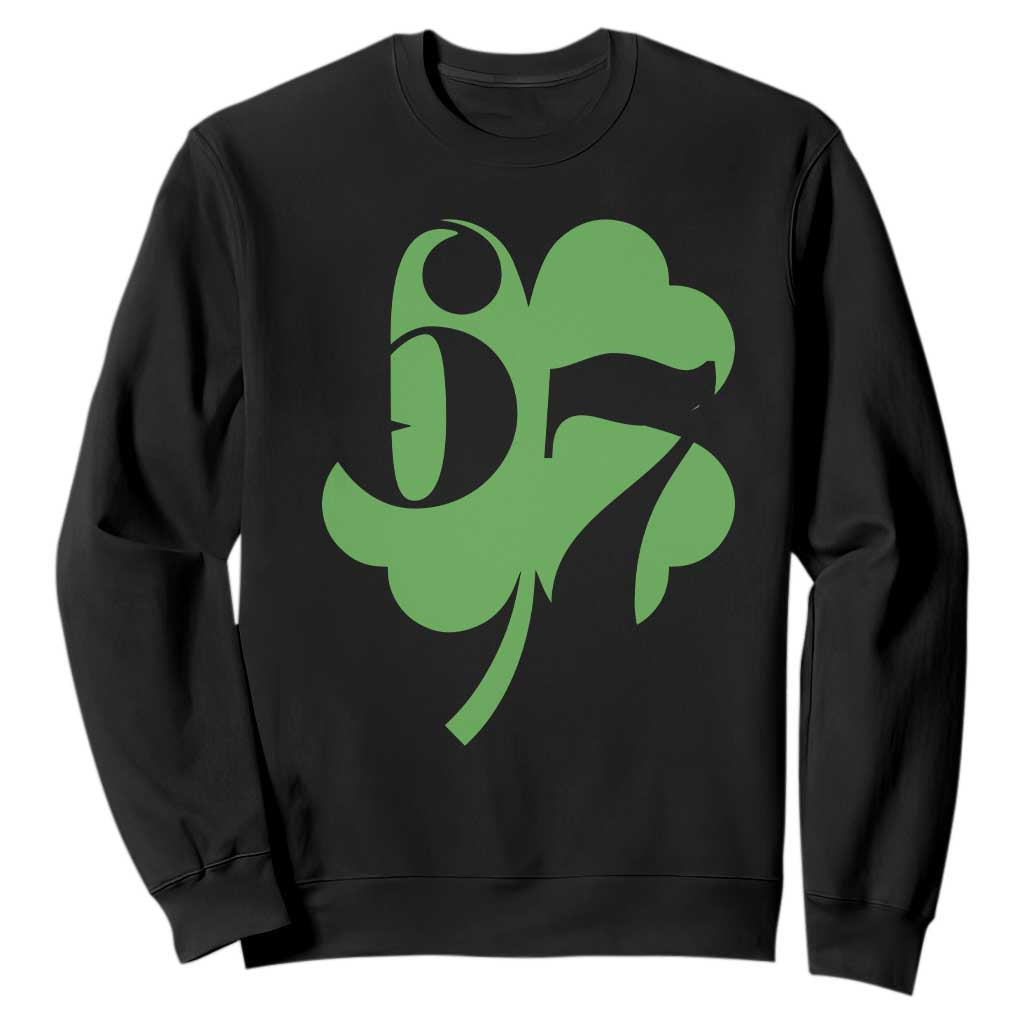 Funny St Patricks Day 67 Six Seven Meme Shamrock Sweatshirt TS11 Black Print Your Wear