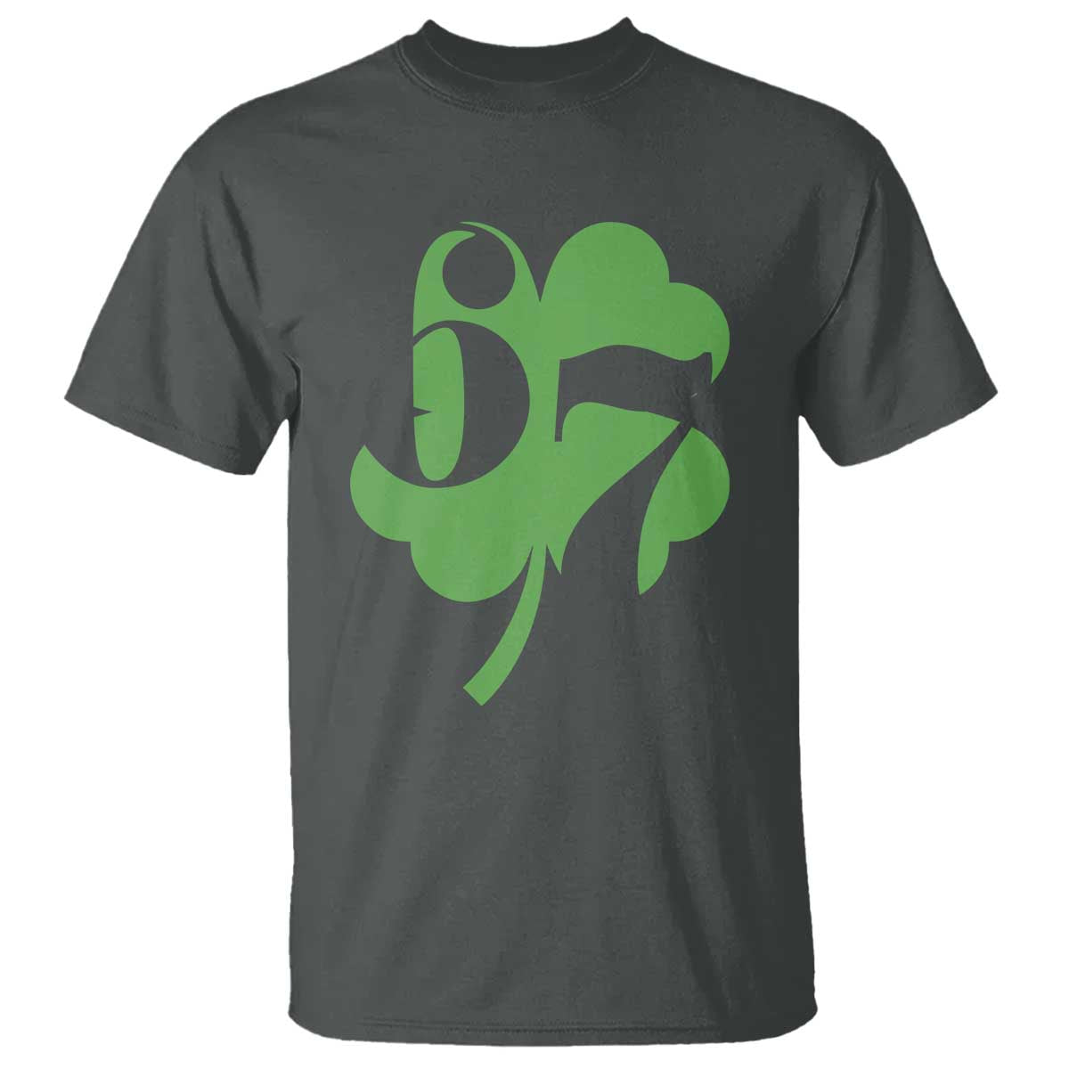 Funny St Patricks Day 67 Six Seven Meme Shamrock T Shirt TS11 Dark Heather Print Your Wear
