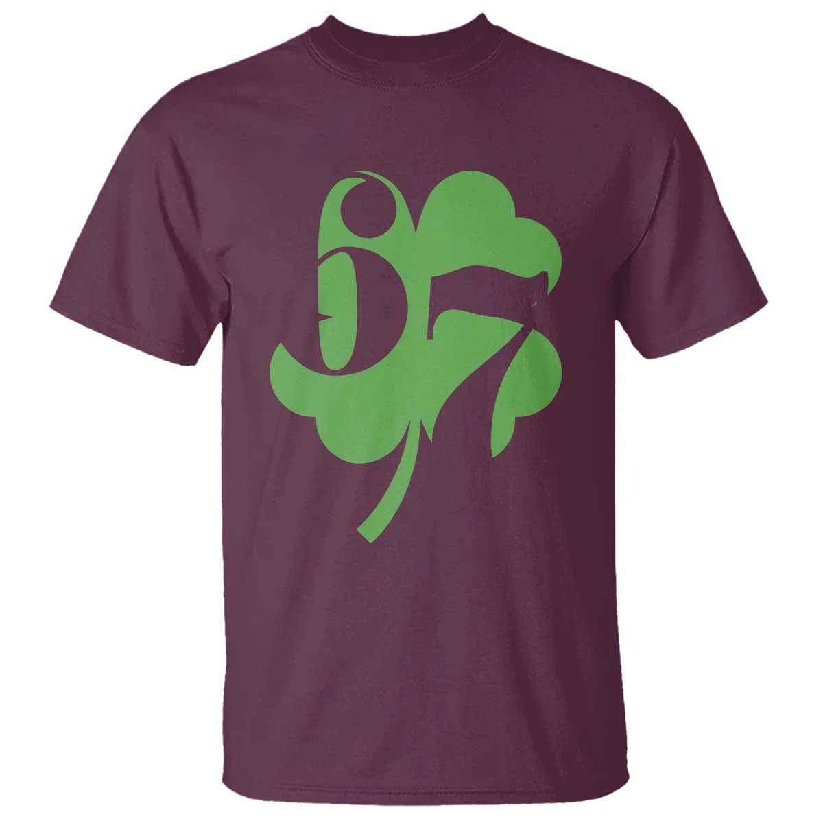Funny St Patricks Day 67 Six Seven Meme Shamrock T Shirt TS11 Maroon Print Your Wear
