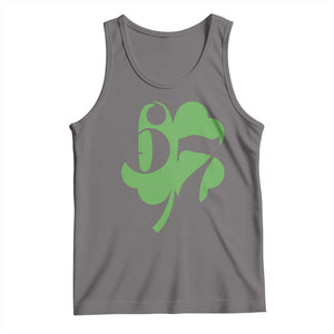 Funny St Patricks Day 67 Six Seven Meme Shamrock Tank Top TS11 Deep Heather Print Your Wear