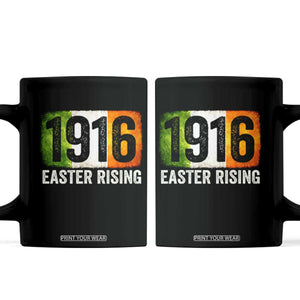 Ireland Easter Rising 1916 Coffee Mug Irish Rebellion Vintage Flag TS11 Black Print Your Wear