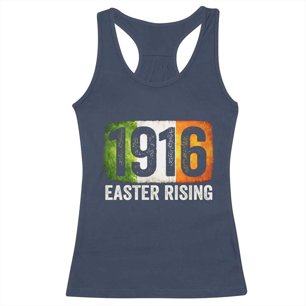 Ireland Easter Rising 1916 Racerback Tank Top Irish Rebellion Vintage Flag TS11 Navy Print Your Wear