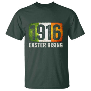 Ireland Easter Rising 1916 T Shirt Irish Rebellion Vintage Flag TS11 Dark Forest Green Print Your Wear