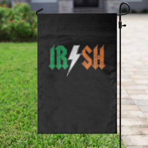 Funny Irish Rocker St Patricks Day Lightning Bolt Rock Music Lover Garden Flag TS11 Print Your Wear