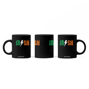 Funny Irish Rocker St Patricks Day Lightning Bolt Rock Music Lover Coffee Mug TS11 Print Your Wear