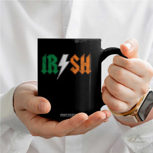 Funny Irish Rocker St Patricks Day Lightning Bolt Rock Music Lover Coffee Mug TS11 Print Your Wear