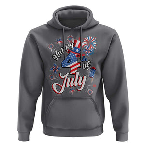 Funny Patriotic Independence Day Hoodie Happy 4th Of July American Firework TS11 Charcoal Print Your Wear