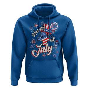 Funny Patriotic Independence Day Hoodie Happy 4th Of July American Firework TS11 Royal Blue Print Your Wear