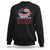 Funny 4th Of July Sweatshirt American Babe Flag Vintage Lips TS11 Black Print Your Wear