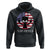 Funny 4th Of July Alien Hoodie Team America USA Flag UFO TS11 Black Print Your Wear