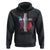 Patriotic Christian Hoodie Faith Family Freedom Vintage USA Flag Cross 4th Of July TS11 Black Print Your Wear