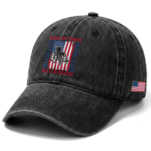 Funny Back Up Terry Put It In Reverse Washed Cotton Baseball Cap Oh Lawd Jesus What Is You Doin TS11 Print Your Wear