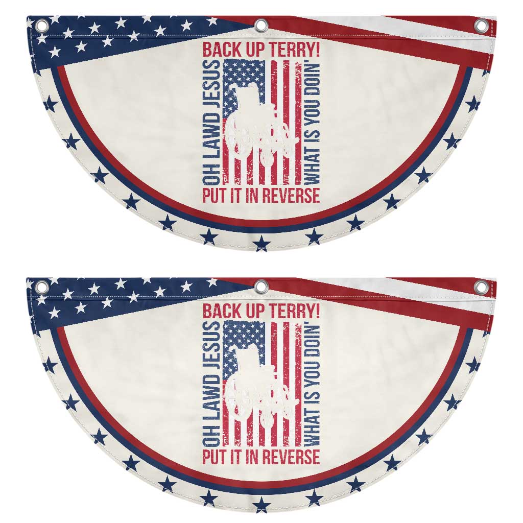Funny Back Up Terry Put It In Reverse Patriotic Fan Flag Oh Lawd Jesus What Is You Doin TS11 2pcs pack Classic Beige Print Your Wear