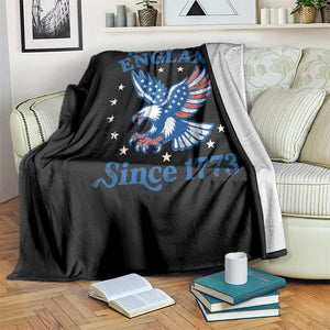 Tea Bagging England Since 1773 Throw Blanket Patriotic Eagle 4th of July TS11 Print Your Wear