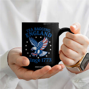 Tea Bagging England Since 1773 Coffee Mug Patriotic Eagle 4th of July TS11 Print Your Wear