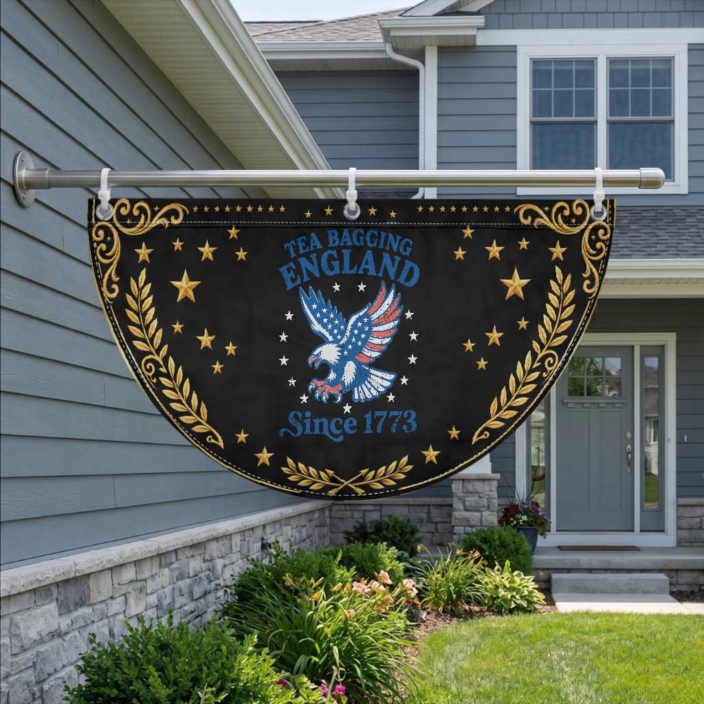 Tea Bagging England Since 1773 Patriotic Fan Flag Eagle 4th of July TS11 2pcs pack Vintage Black Print Your Wear