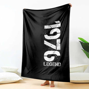 Vintage 1976 Legend Throw Blanket 50th Birthday Gifts Special Milestone TS11 Print Your Wear