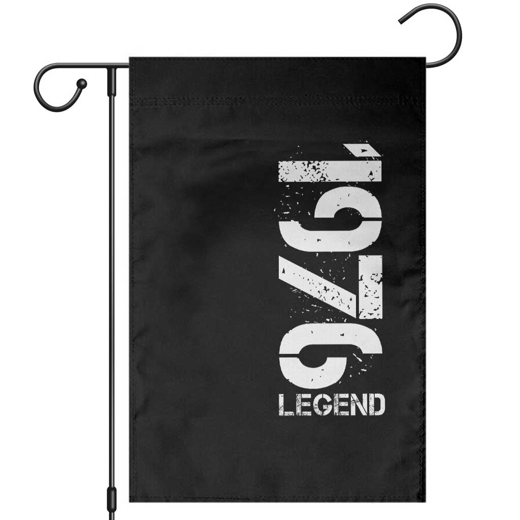 Vintage 1976 Legend Garden Flag 50th Birthday Gifts Special Milestone TS11 Black Print Your Wear