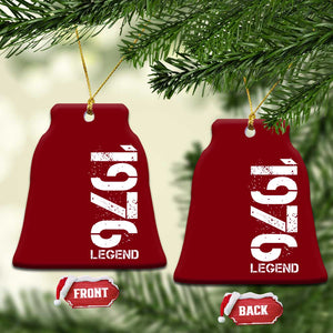 Vintage 1976 Legend Ceramic Ornament 50th Birthday Gifts Special Milestone TS11 Print Your Wear