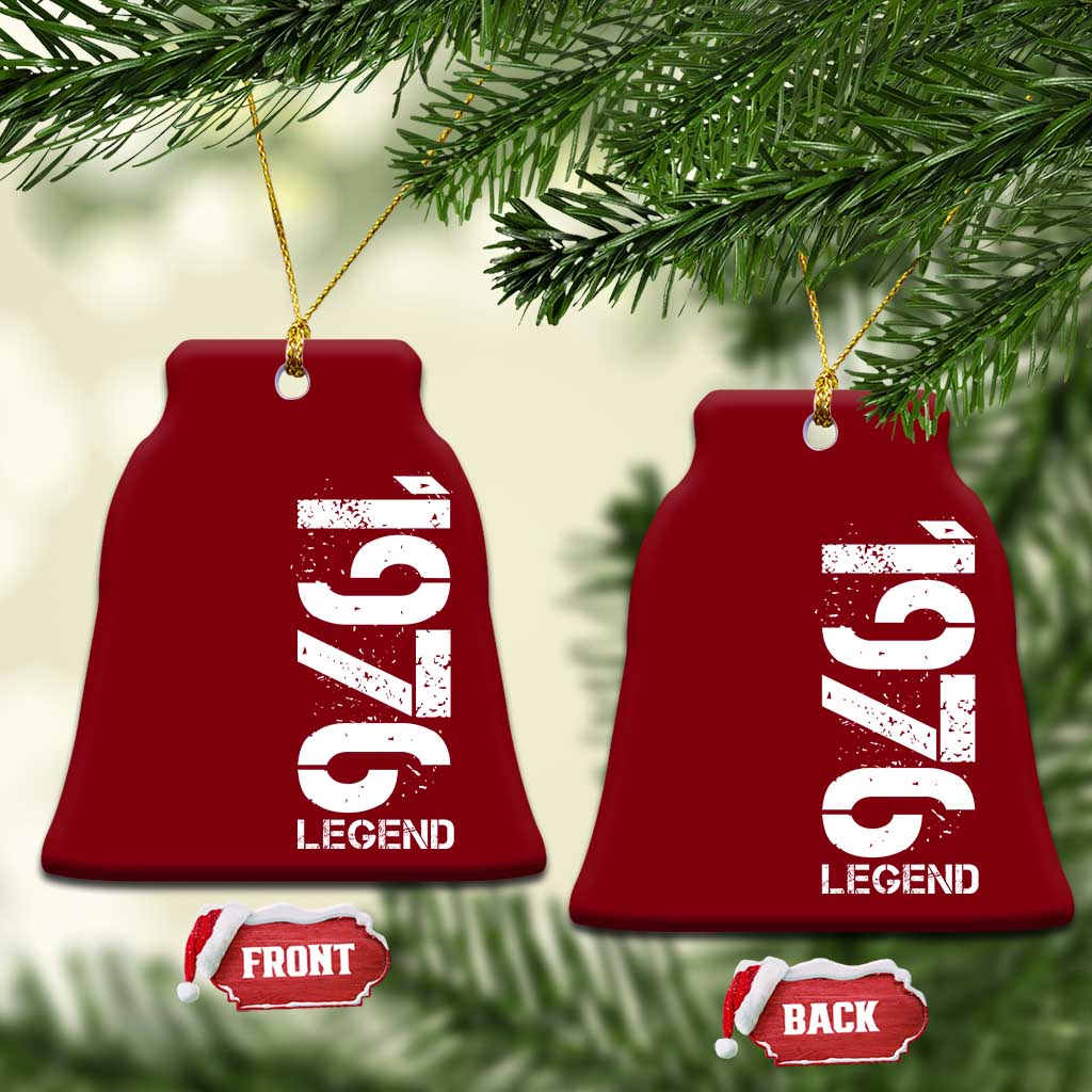 Vintage 1976 Legend Ceramic Ornament 50th Birthday Gifts Special Milestone TS11 Print Your Wear