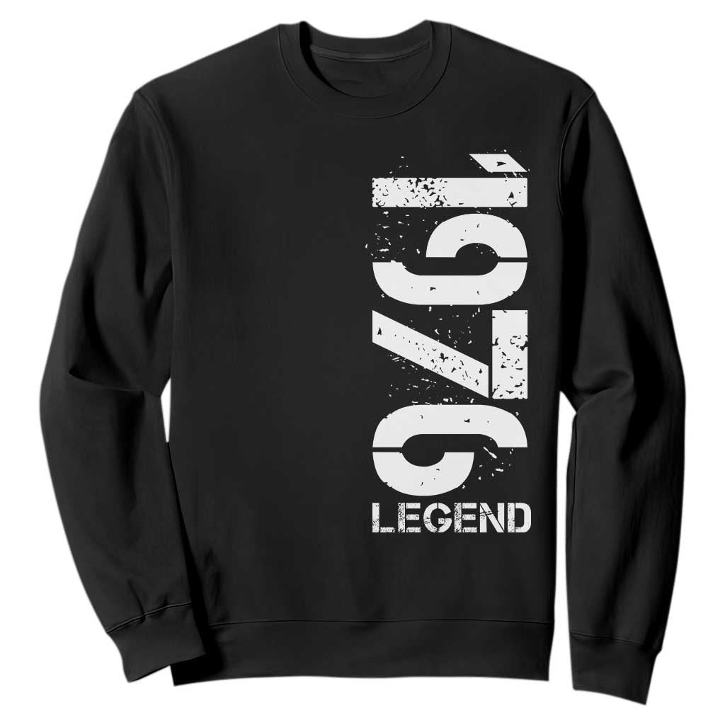 Vintage 1976 Legend Sweatshirt 50th Birthday Gifts Special Milestone TS11 Black Print Your Wear