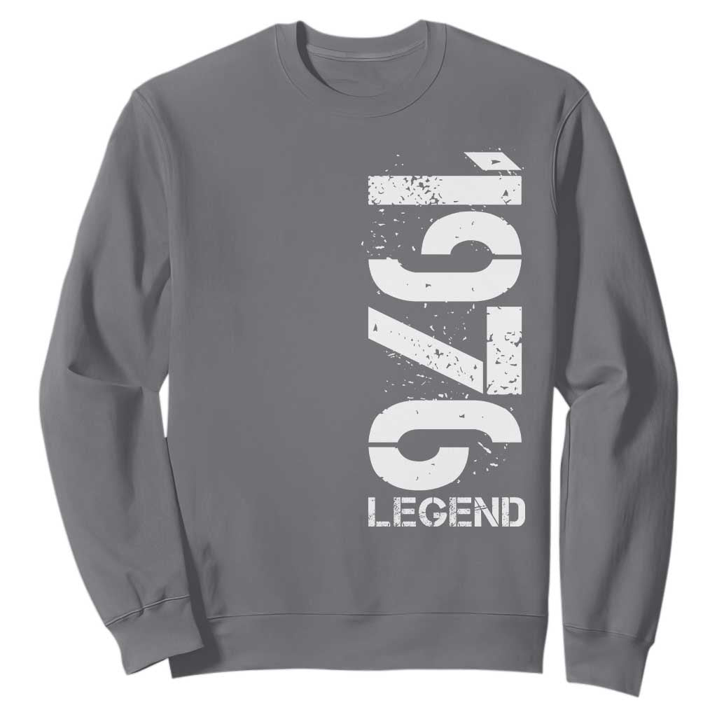 Vintage 1976 Legend Sweatshirt 50th Birthday Gifts Special Milestone TS11 Charcoal Print Your Wear