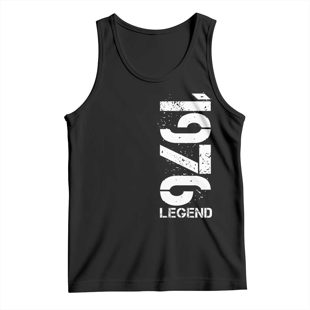 Vintage 1976 Legend Tank Top 50th Birthday Gifts Special Milestone TS11 Black Print Your Wear