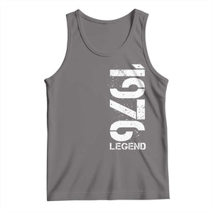 Vintage 1976 Legend Tank Top 50th Birthday Gifts Special Milestone TS11 Deep Heather Print Your Wear
