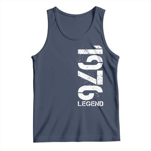 Vintage 1976 Legend Tank Top 50th Birthday Gifts Special Milestone TS11 Navy Print Your Wear