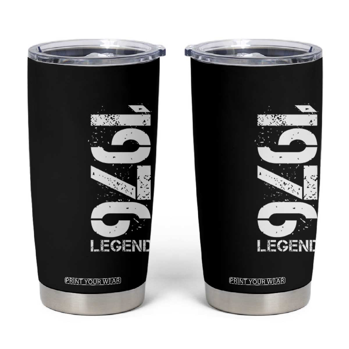 Vintage 1976 Legend Tumbler Cup 50th Birthday Gifts Special Milestone TS11 Black Print Your Wear