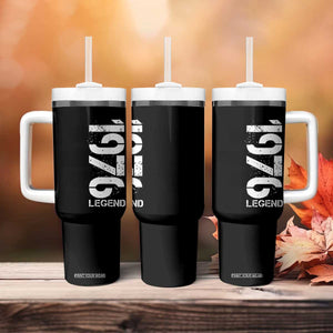 Vintage 1976 Legend Tumbler With Handle 50th Birthday Gifts Special Milestone TS11 Print Your Wear